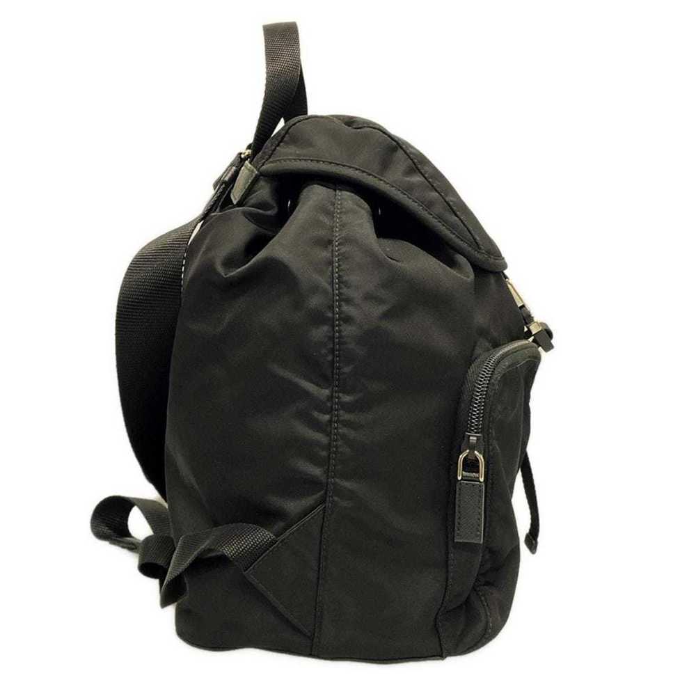 Prada Rucksack Drawstring Type Leather Black - image 2